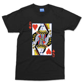 Queen of Hearts Graphic T-shirt Dress Costume Retro Playing Cards Game Gift Top